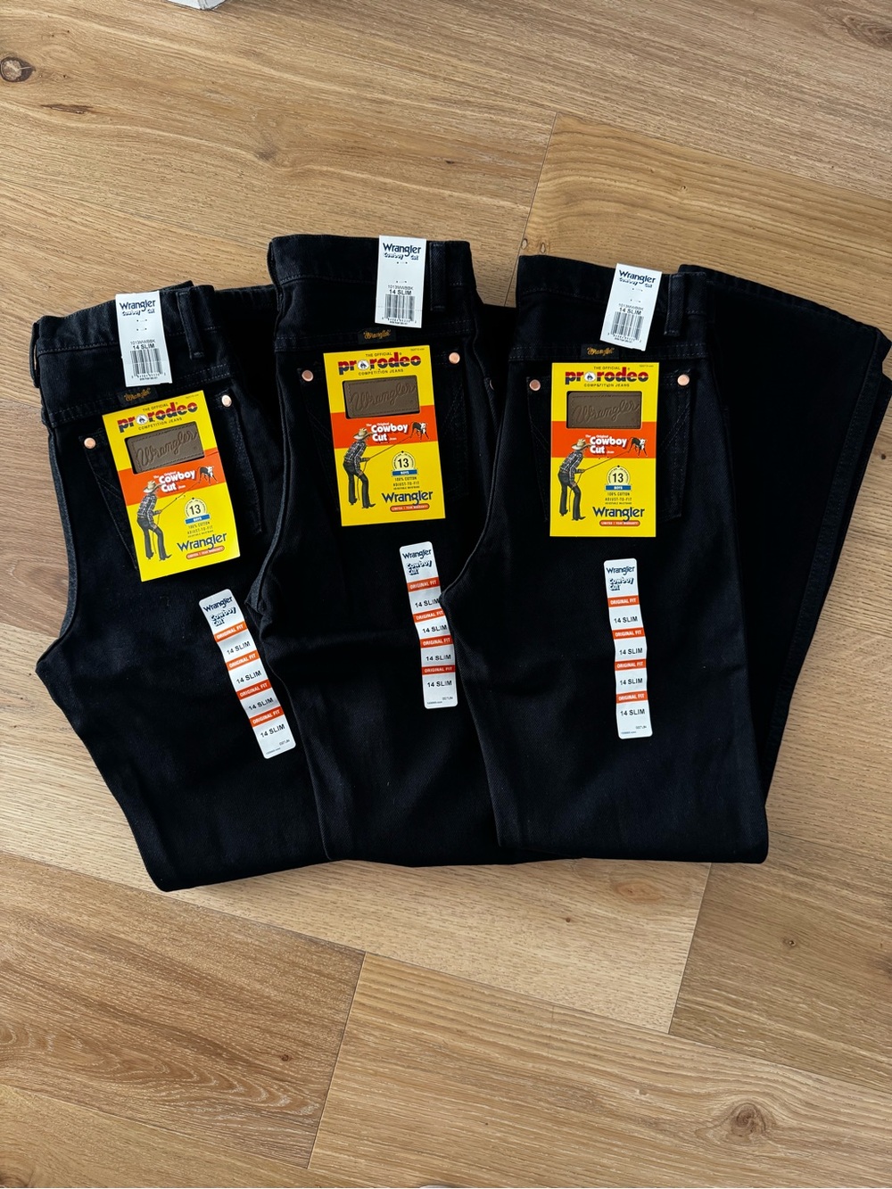Wrangler Boys Black Jeans